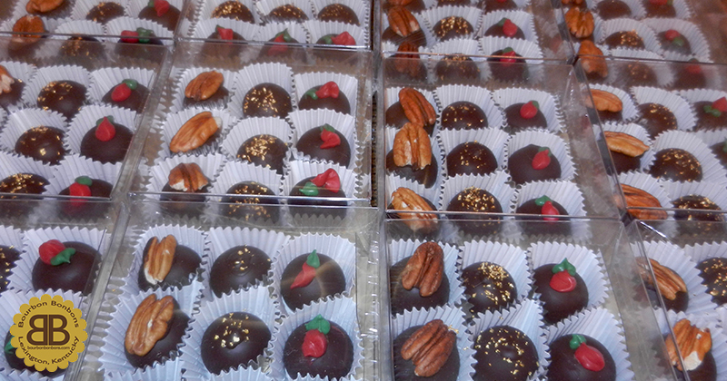 Boxed bourbon bon bons by Melissa Toney Robinson